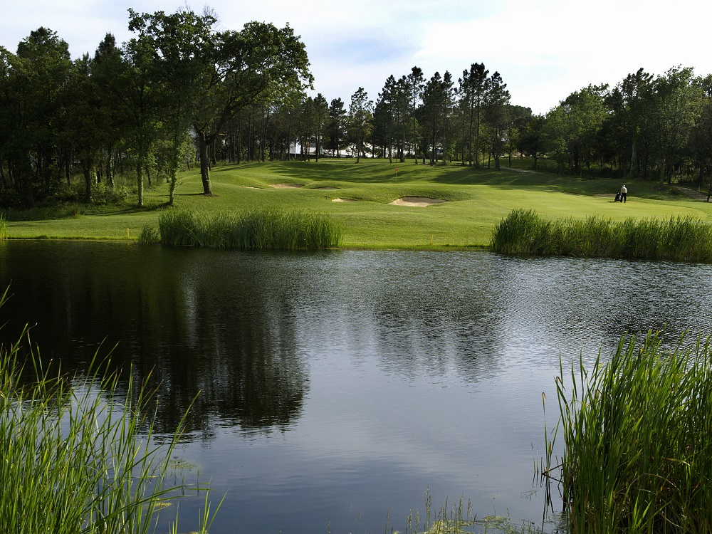 L'étang du PGA Golf Course.