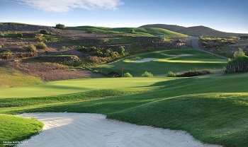 Larges green sur le parcours de Salobre