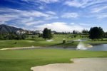 Bunker et fairway au parcours